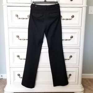 Express Columnist Black Work/Dress Pants  with Back Flap Pockets - Size 2R